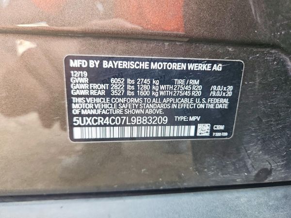 2020 BMW X5 sDrive40i