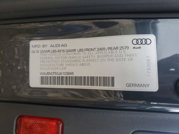 2018 AUDI A5