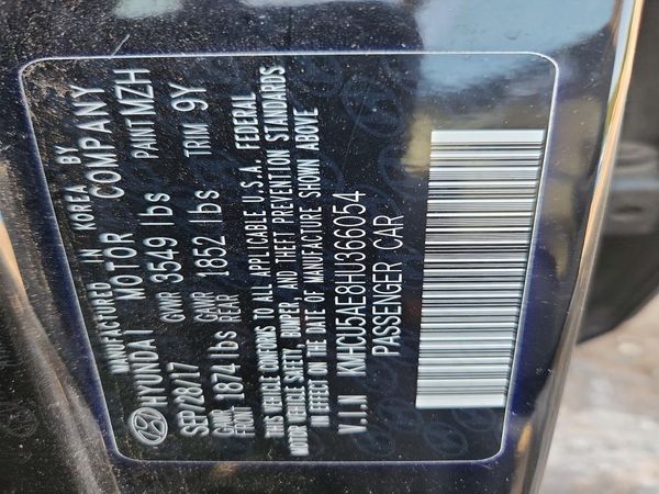 2017 HYUNDAI ACCENT SE Value Edition, Sport