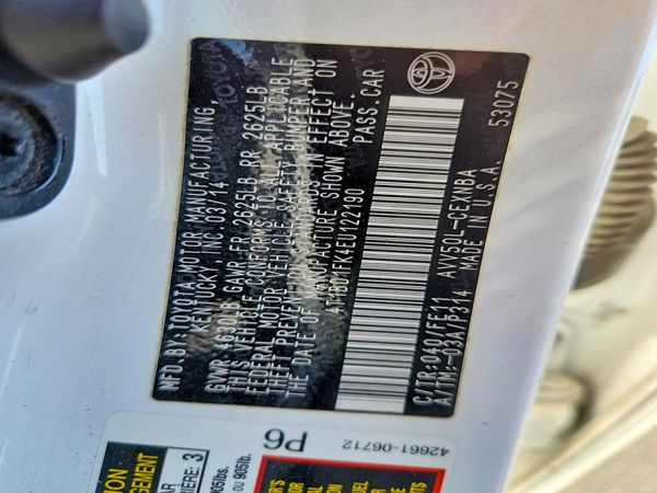 2014 TOYOTA CAMRY SOLA Hybrid