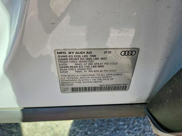 2024 AUDI Q8 E-TRON quattro Premium
