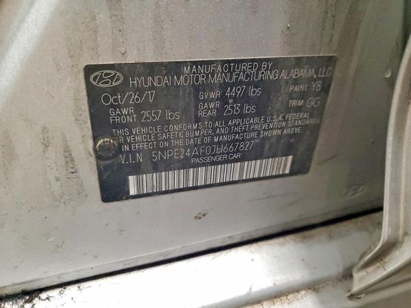 2018 HYUNDAI SONATA