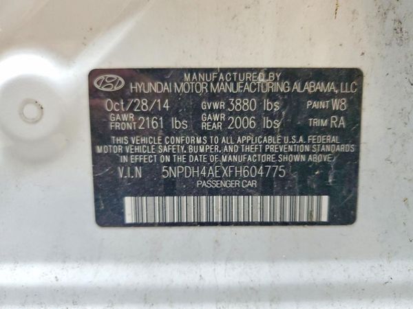 2015 HYUNDAI ELANTRA