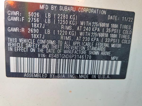 2023 SUBARU OUTBACK