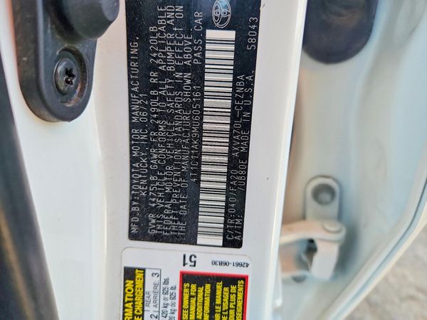 2021 TOYOTA CAMRY LE