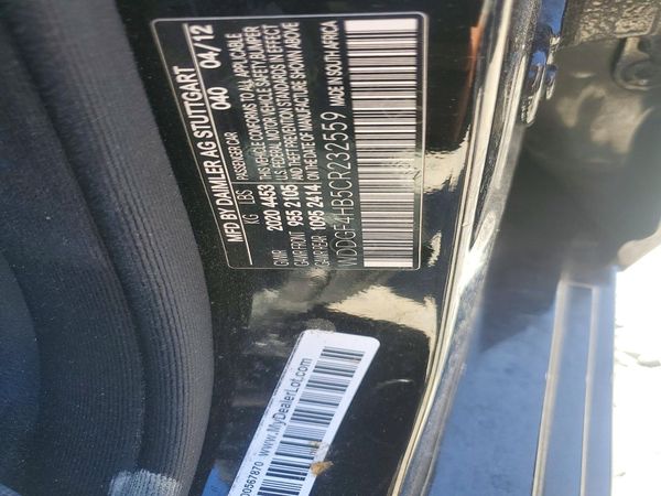 2012 MERCEDES-BENZ C