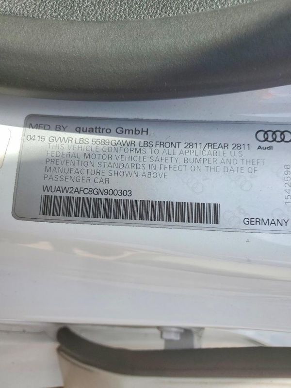 2016 AUDI RS7