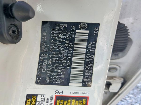 2013 TOYOTA CAMRY