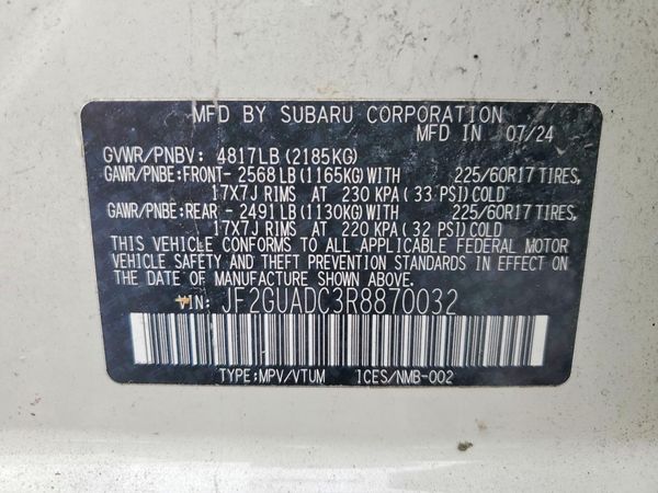 2024 SUBARU CROSSTREK Premium