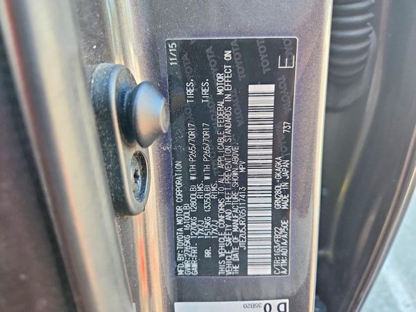 2016 TOYOTA 4RUNNER Base Grade