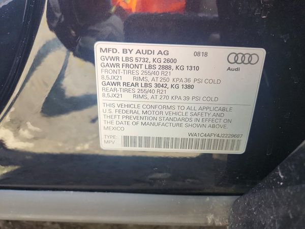 2018 AUDI SQ5 quattro Prestige