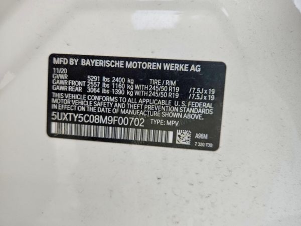 2021 BMW X3 xDrive30i
