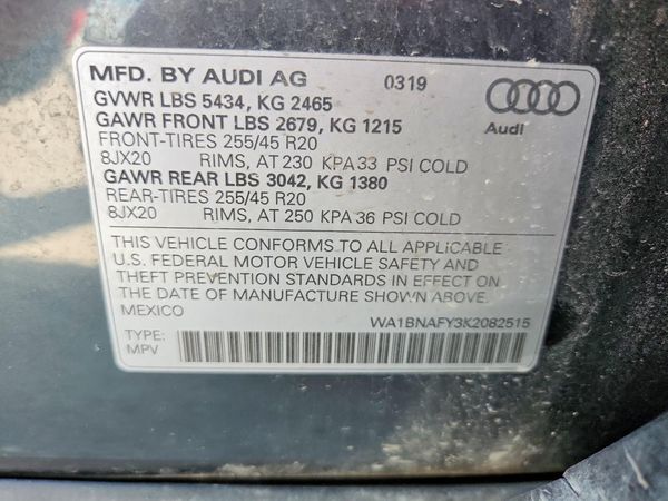 2019 AUDI Q5 quattro Premium Plus