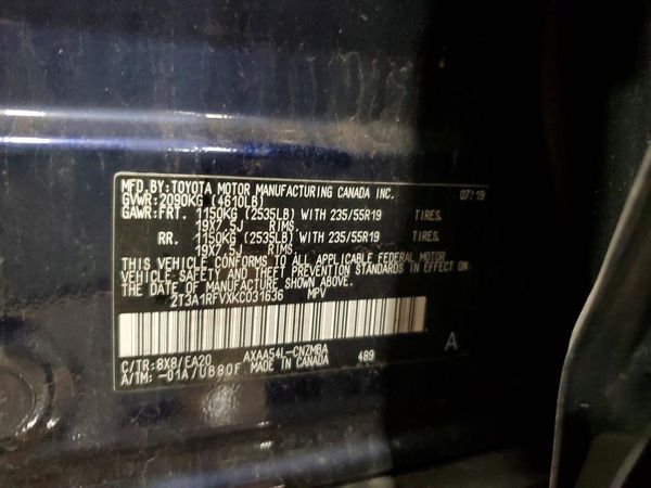2019 TOYOTA RAV4 XLE Premium