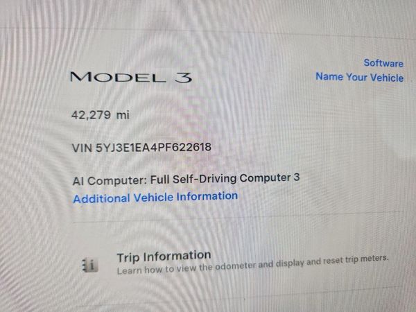 2023 TESLA MODEL 3