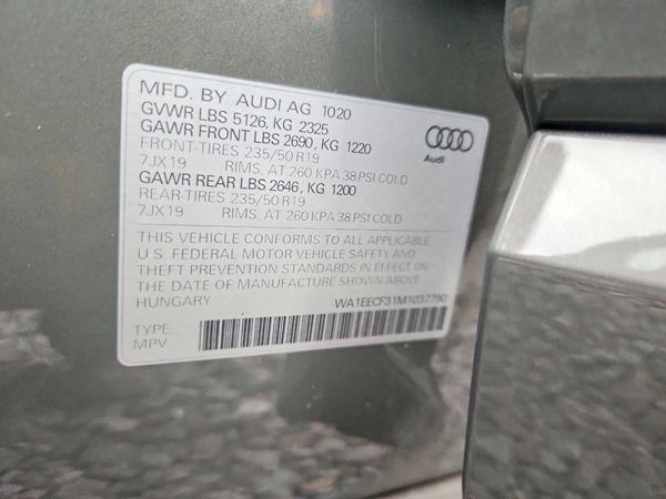 2021 AUDI Q3
