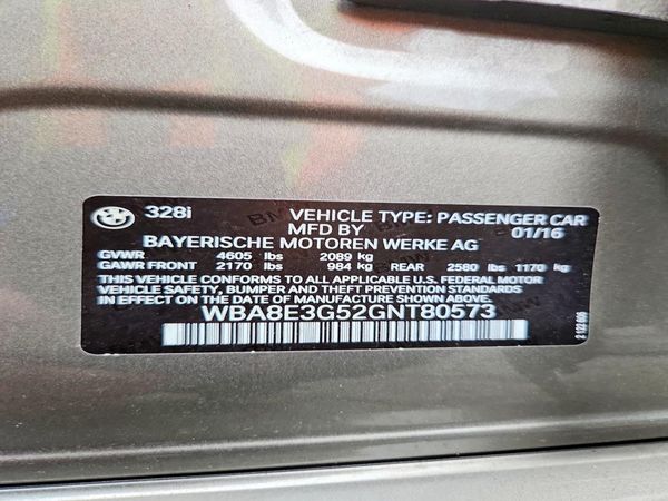 2016 BMW 328 xDrive SA