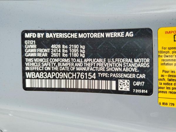 2022 BMW M440I