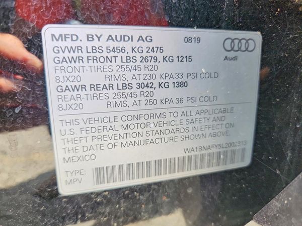2020 AUDI Q5