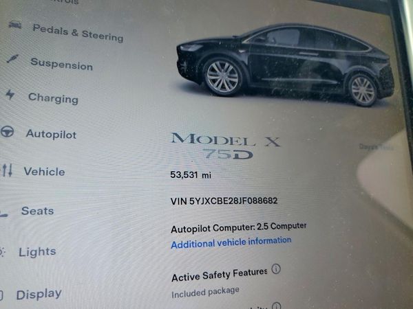 2018 TESLA MODEL X
