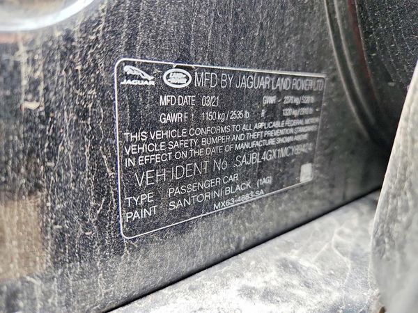 2021 JAGUAR XF