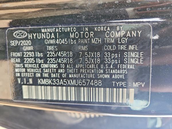 2021 HYUNDAI KONA Limited