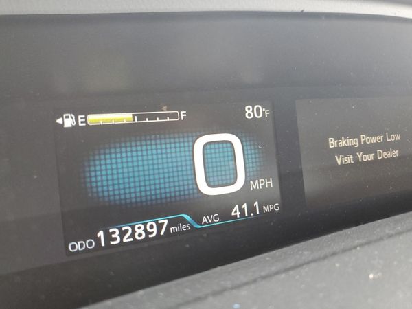 2016 TOYOTA PRIUS One/Two — ODOM