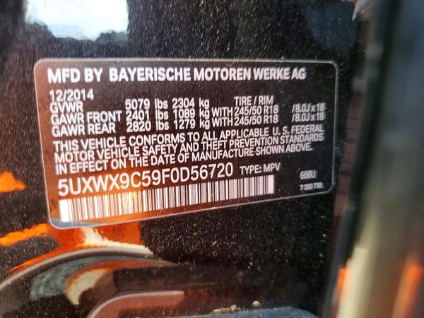 2015 BMW X3 xDrive28i