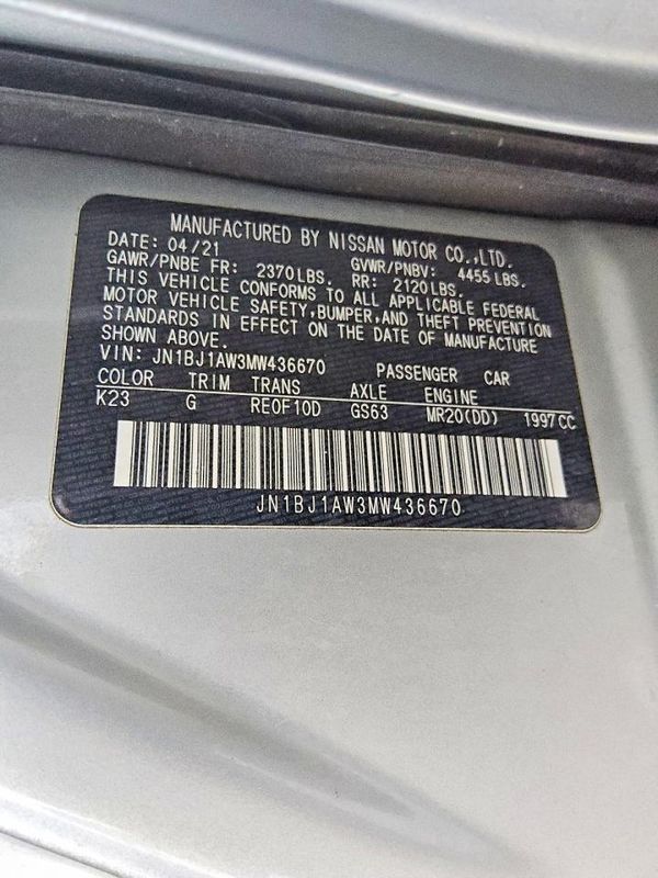 2021 NISSAN ROGUE SPORT SV — VINS