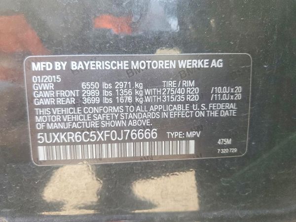 2015 BMW X5 xDrive50i