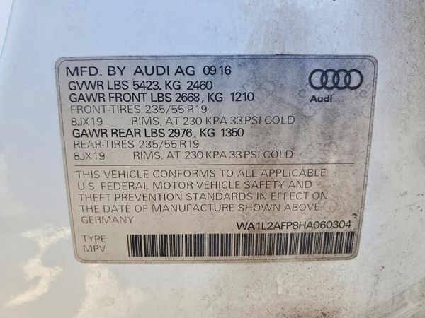 2017 AUDI Q5 quattro Premium Plus