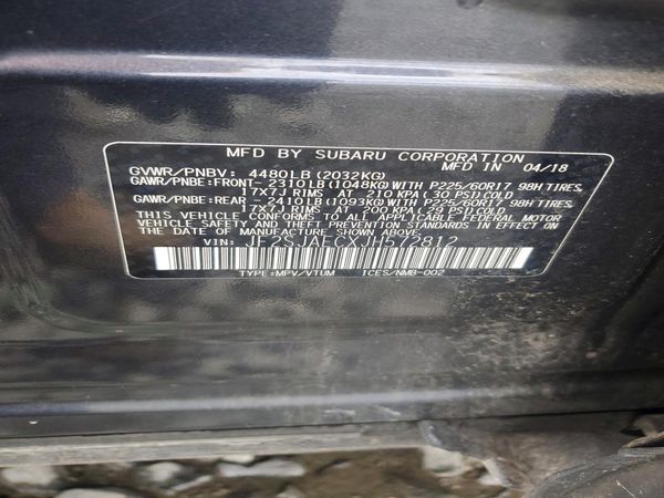 2018 SUBARU FORESTER Premium+CWP
