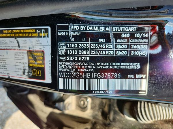 2015 MERCEDES-BENZ GLK GLK350