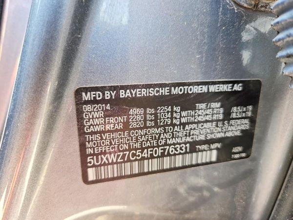 2015 BMW X3