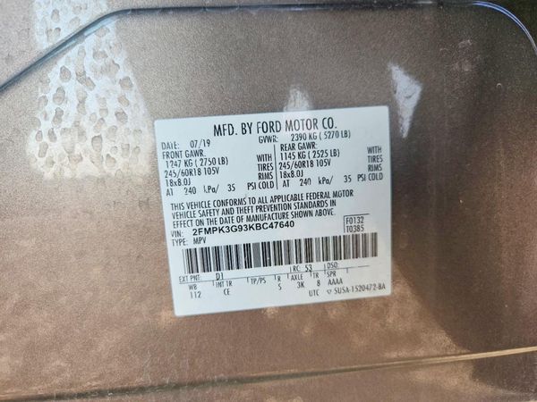2019 FORD EDGE SE