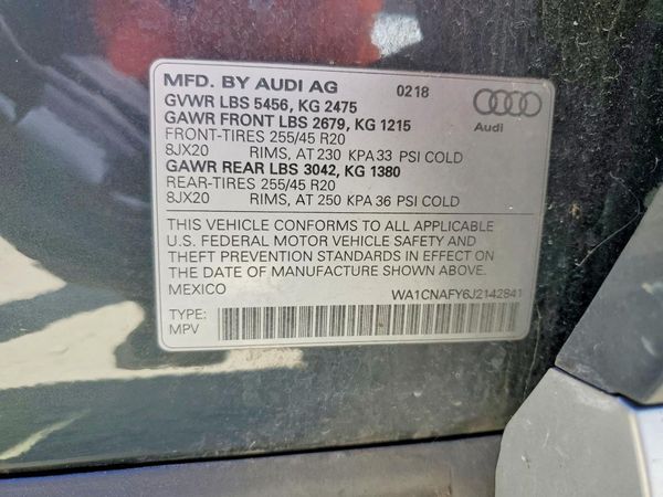 2018 AUDI Q5 quattro Prestige
