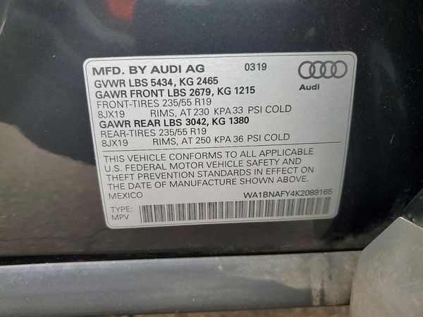 2019 AUDI Q5 quattro Premium Plus