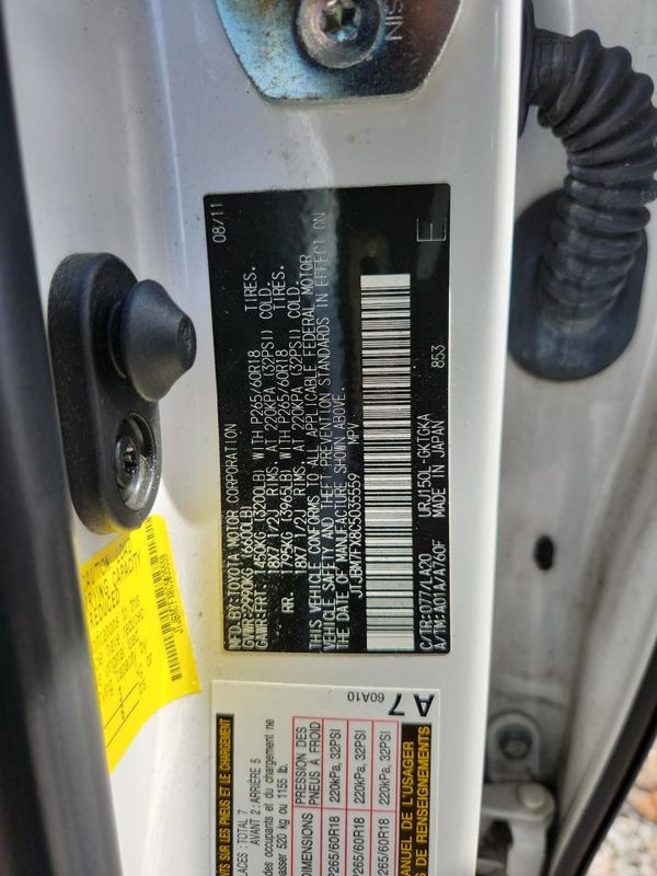 2012 LEXUS GX 460 Base