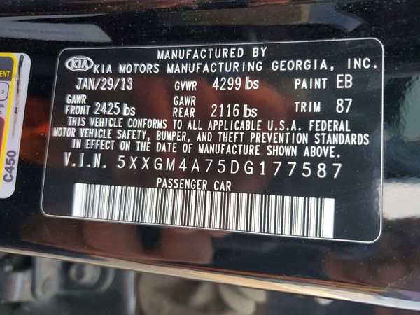 2013 KIA OPTIMA LX