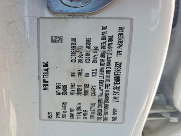 2021 TESLA MODEL 3
