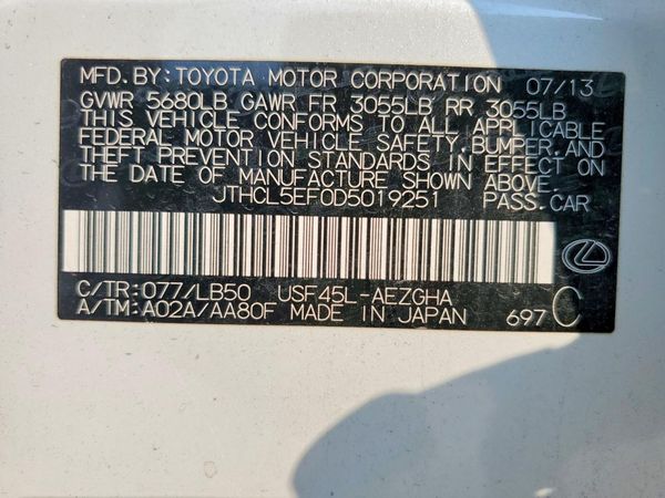2013 LEXUS LS 460