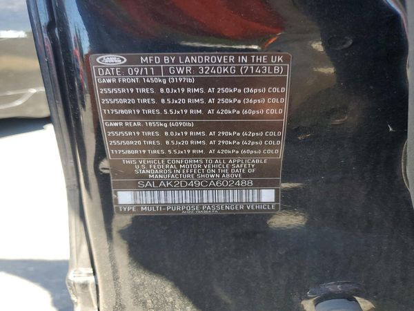 2012 LAND ROVER LR4 HSE LUX