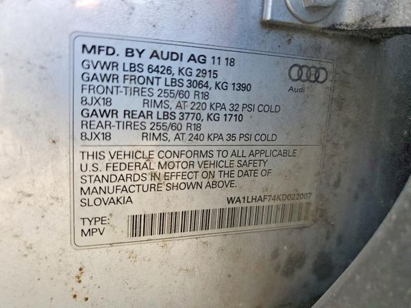 2019 AUDI Q7