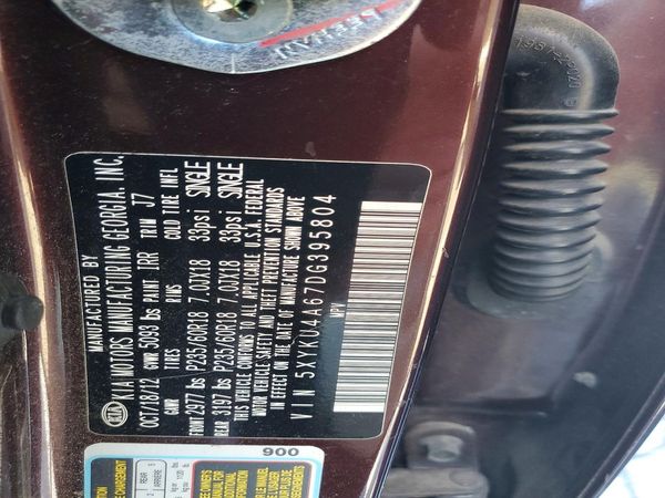 2013 KIA SORENTO EX