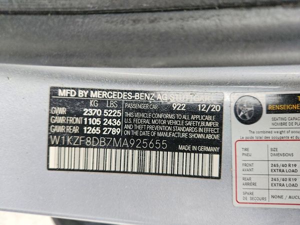 2021 MERCEDES-BENZ E E350