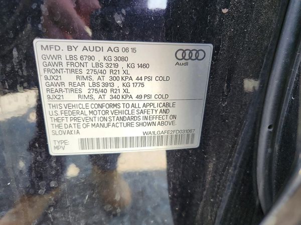 2015 AUDI Q7 Premium Plus
