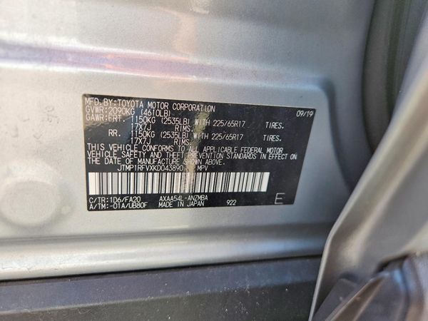 2019 TOYOTA RAV4 XLE / XLE Premium 4WD