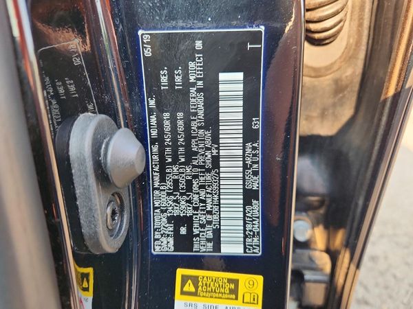 2019 TOYOTA HIGHLANDER