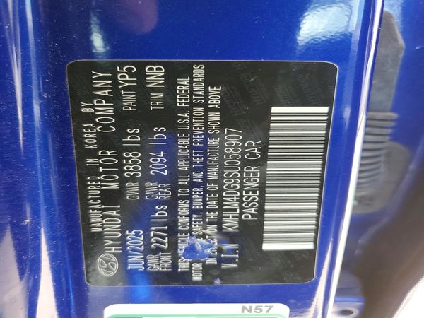 2025 HYUNDAI ELANTRA SEL Sport