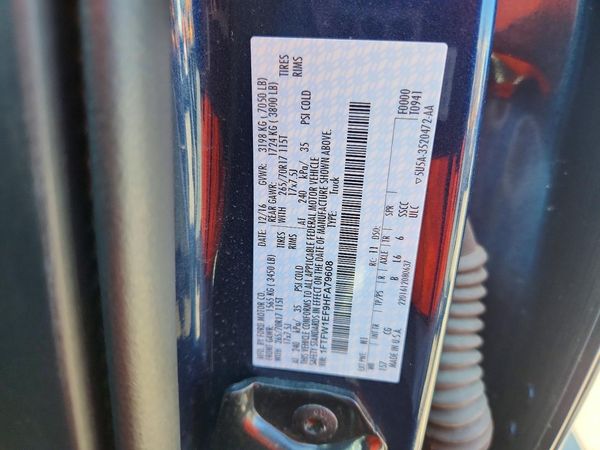 2017 FORD F150 SuperCrew